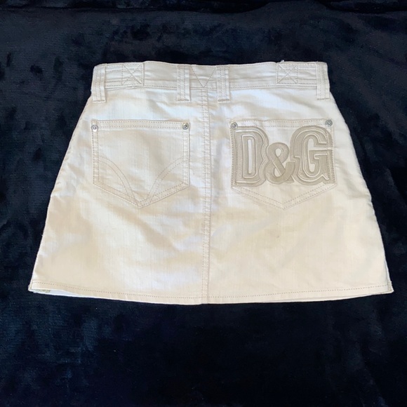 Dolce & Gabbana light denim Mini skirt - Picture 3 of 6